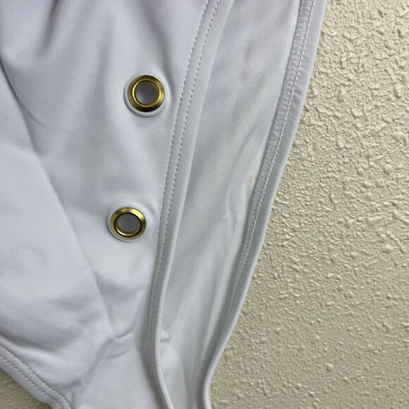 NWT Frederick's Of Hollywood Palm Springs One Piece Swimsuit S Small White - Picture 3 of 6